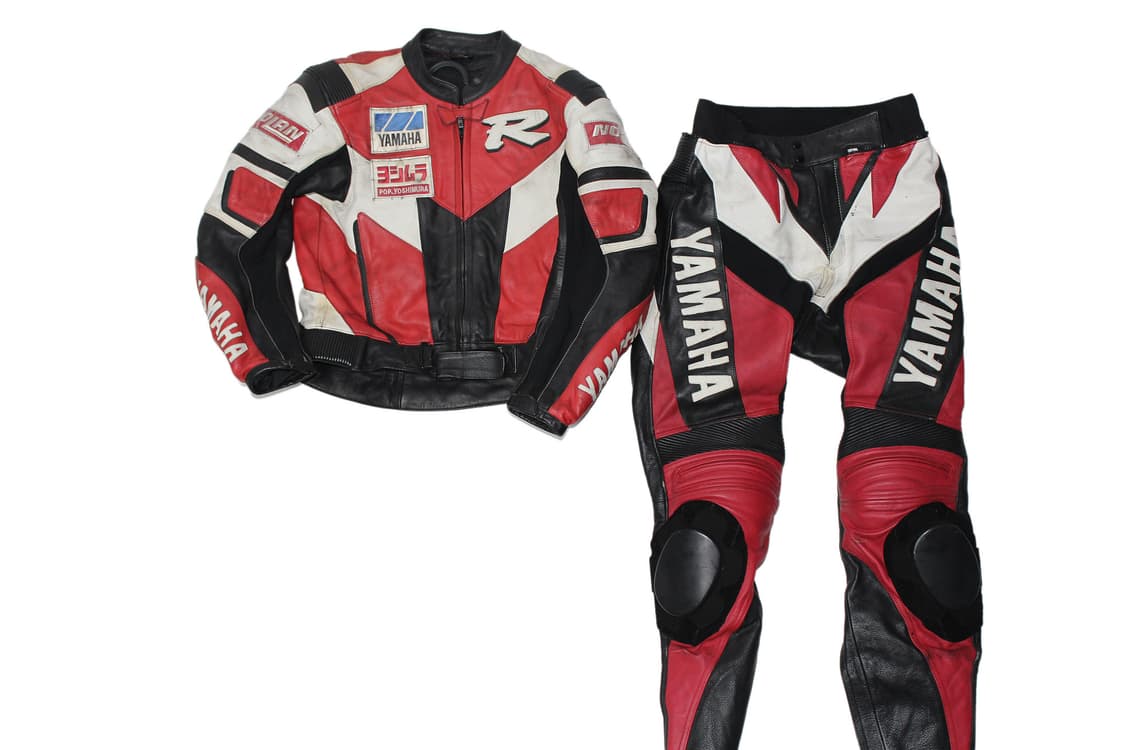 YAMAHA 야마하 레더 모터사이클 수트 셋업 상품이미지6