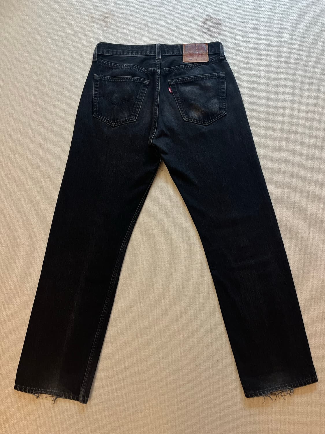90s VINTAGE LEVIS 501 BLACK DENIM USA 상품이미지3