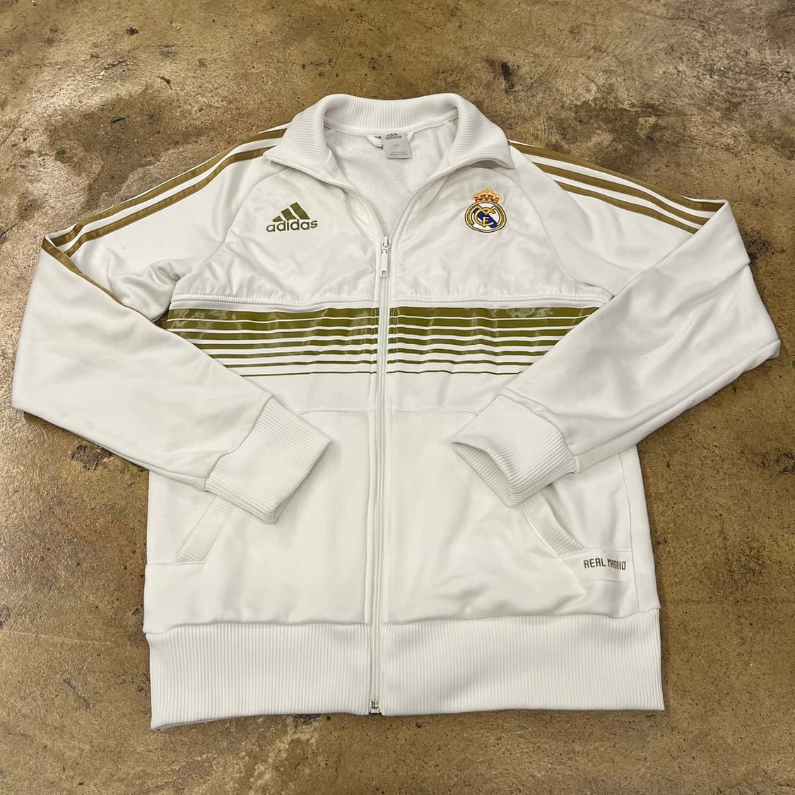 아디다스 흰골 흰금 레알 마드리드 져지 트랙탑 100 상품이미지2