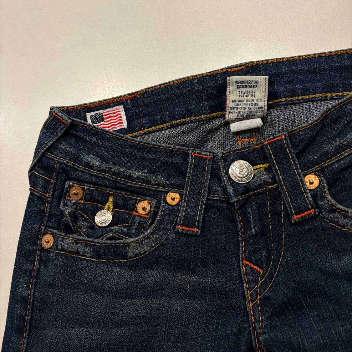 [24] 트루릴리젼 빌리 부츠컷 데님 청바지 팬츠 D582 상품이미지7