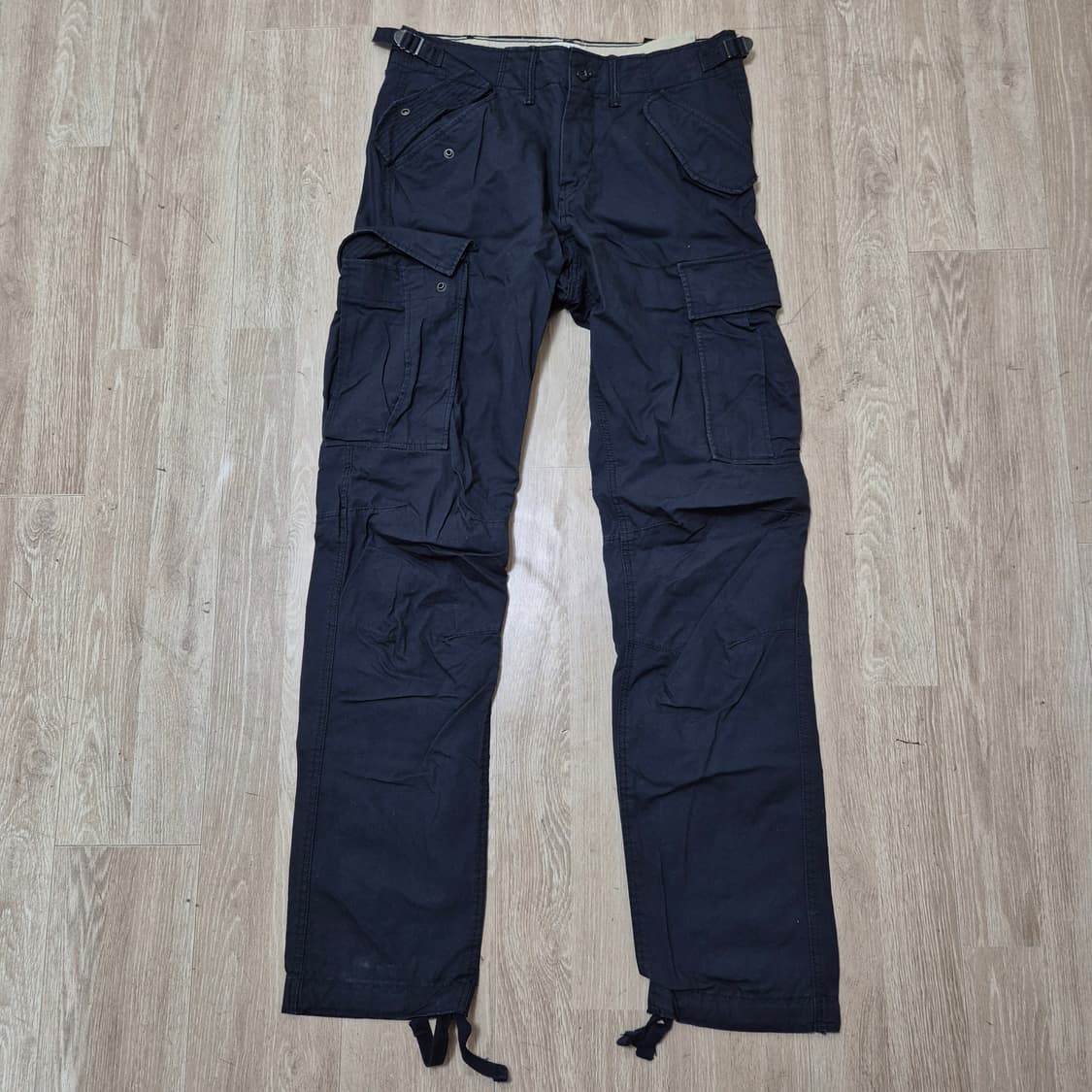 H&M 에이치앤엠 레귤러 핏 밀리터리 코튼 BDU 카고 팬츠 상품이미지1