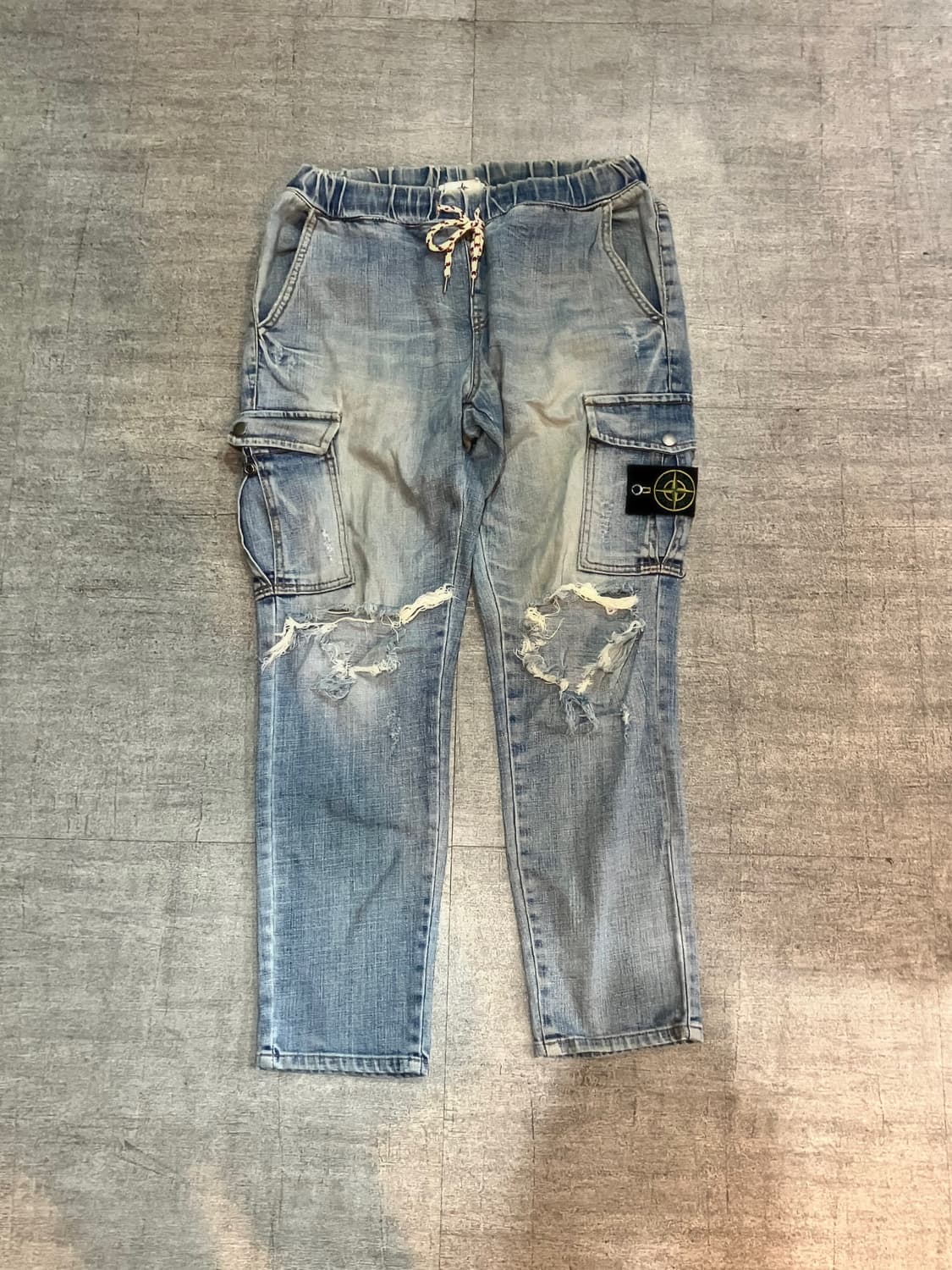 Stone Island 스톤아일랜드 올드스쿨스트릿 데님팬츠 청바지 상품이미지1