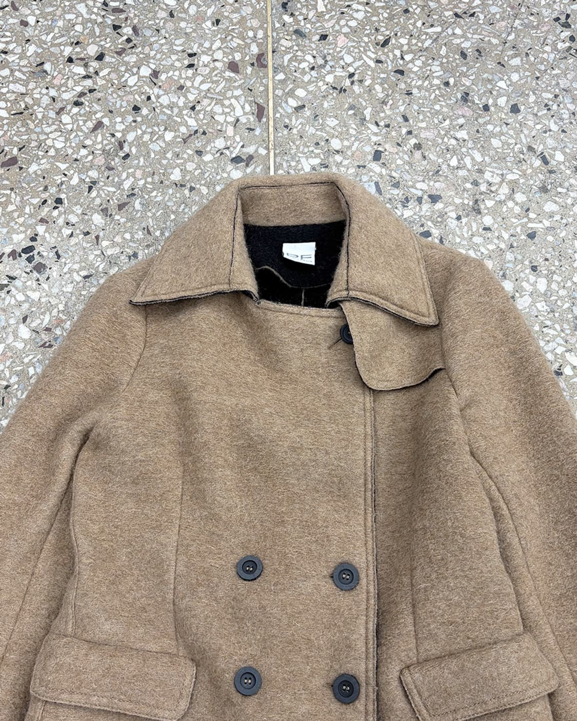 파올라 프라니 보일드-울 더블 코트 상품이미지3