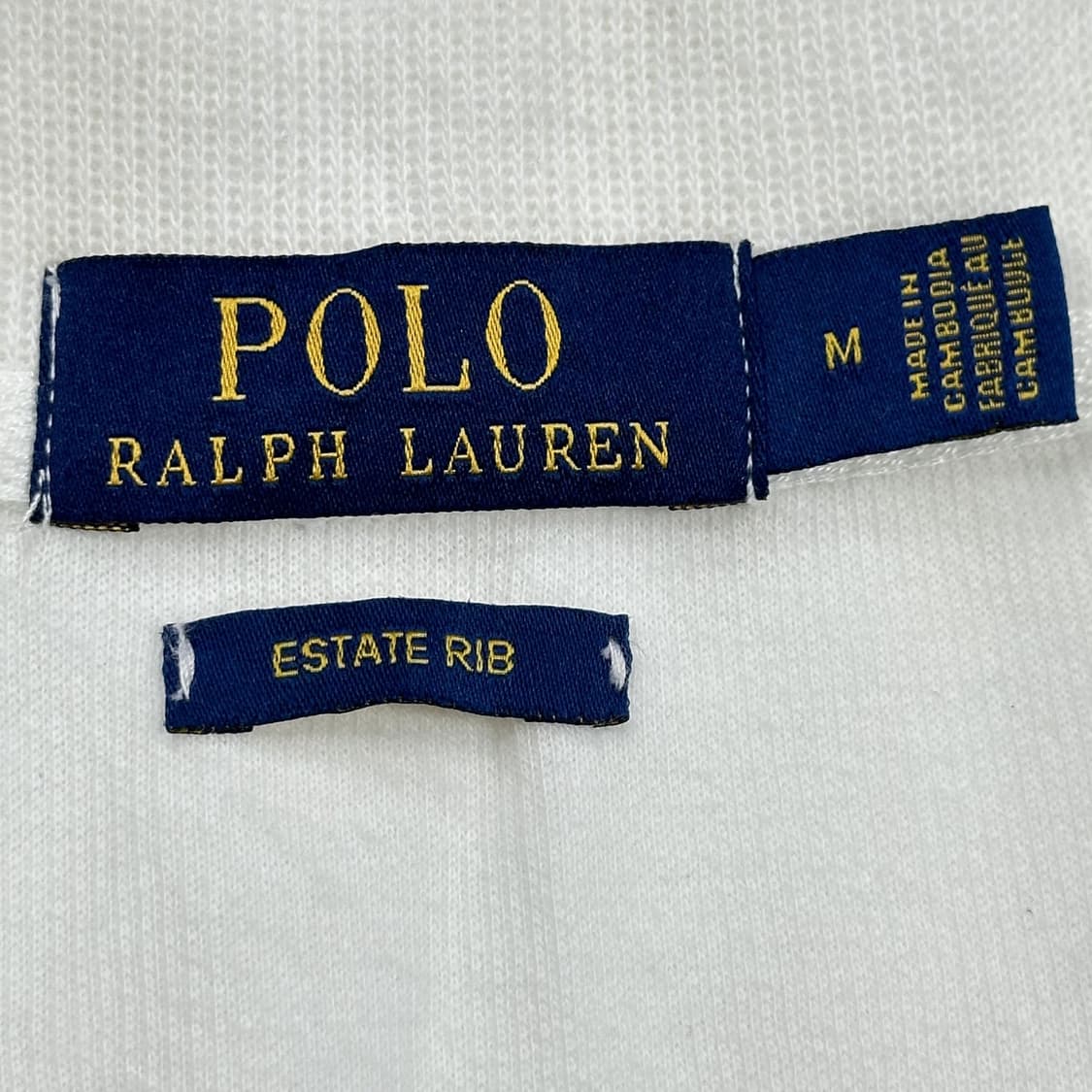 폴로 랄프로렌 클래식 반집업 니트 화이트 M 상품이미지5