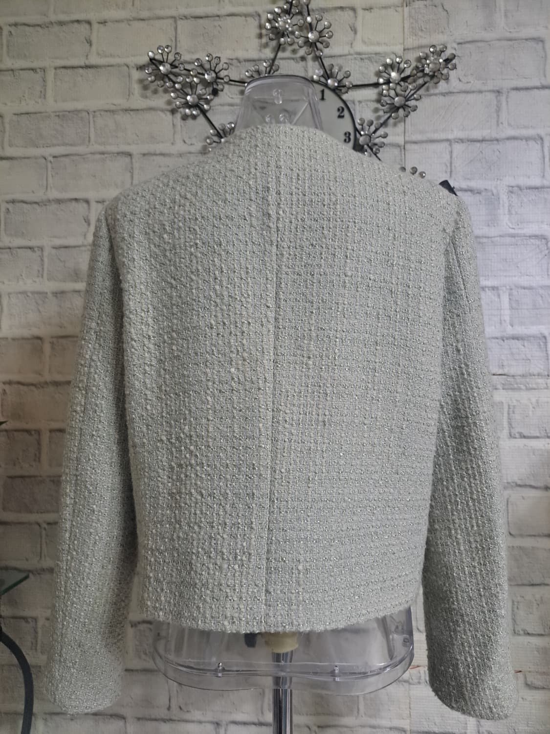 셀린느 2021라이트그린 트위드자켓 상품이미지4