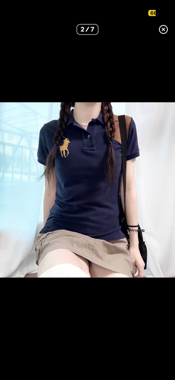 폴로 빅포니 스웨이드 카라티  상품이미지4