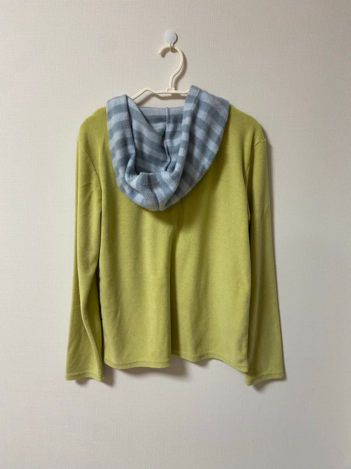 유쓰배쓰 라임색 헨리넥 후드티셔츠 상품이미지5