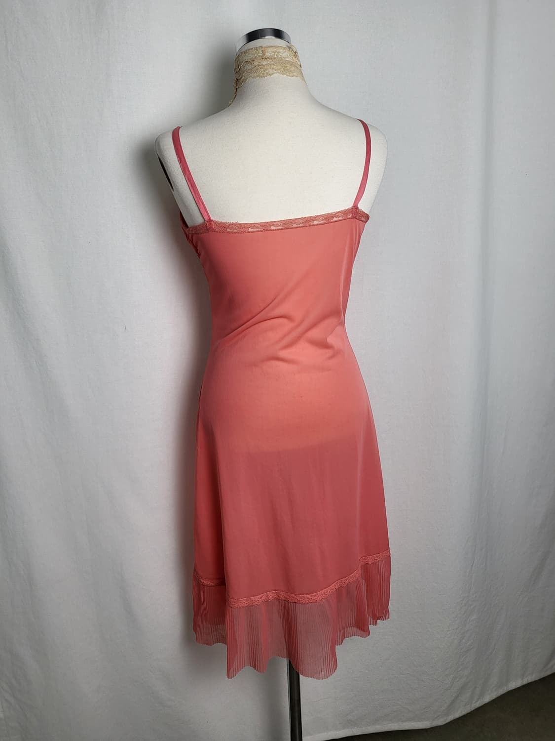 빈티지 피치 슬립 원피스 상품이미지4