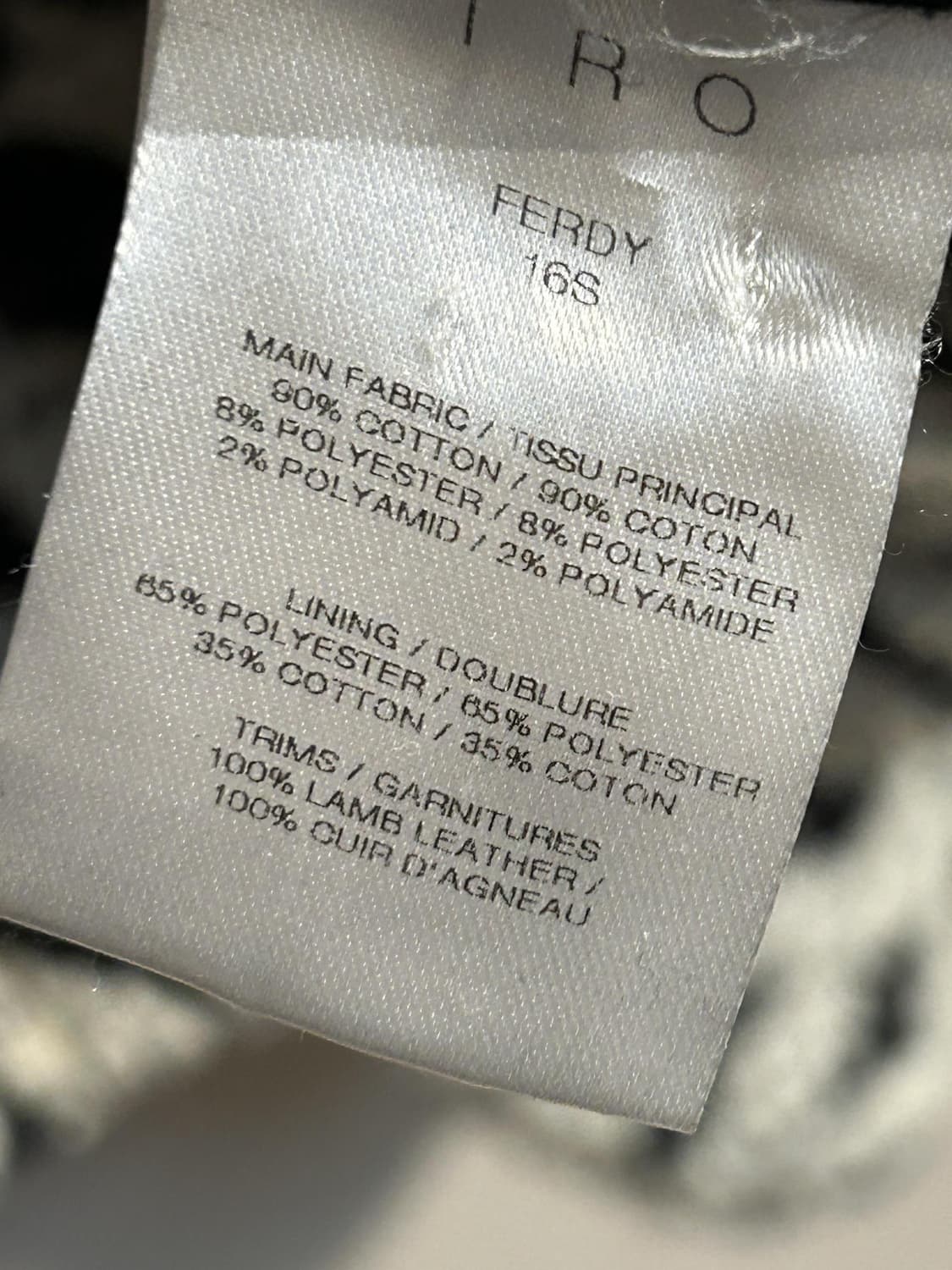 이로 파리 트위드 자가드 블루종 자켓 상품이미지7