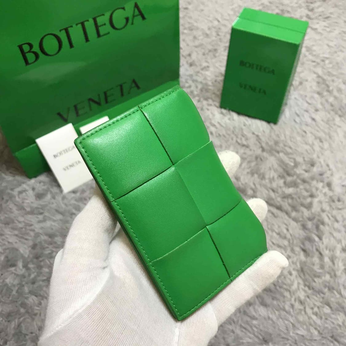 {클로젯}[크림 풀구성]보테가베네타 맥시 인트레치아토 오거나이저 그린 상품이미지4