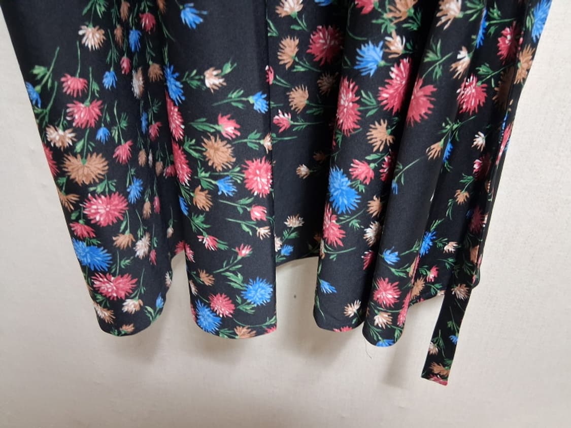 일본빈티지수입 잘잘한 플라워 져지 랩스커트 랩롱스커트 플로럴랩롱28 31 상품이미지5