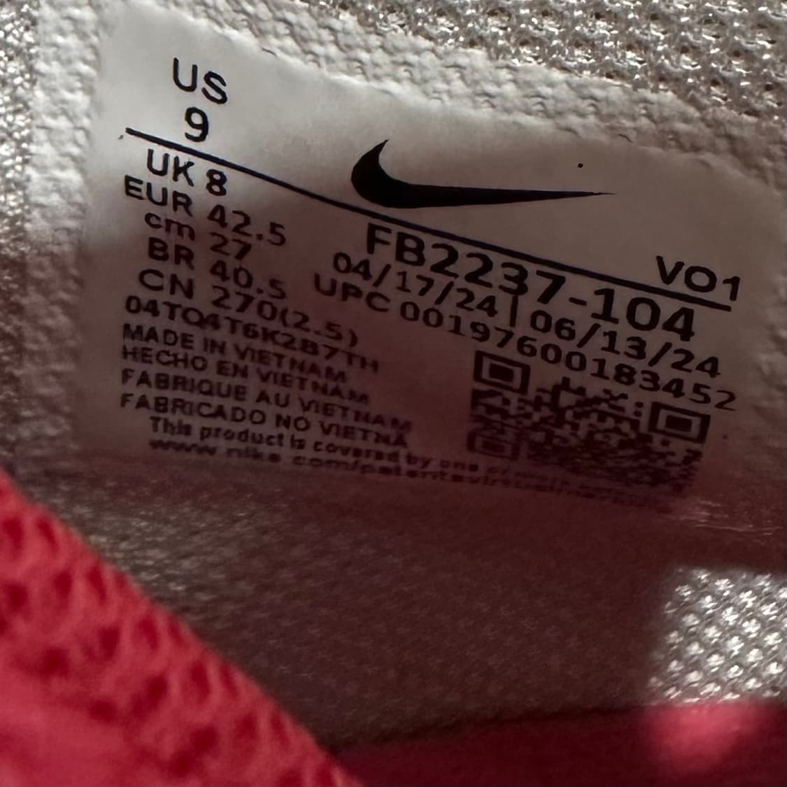 270) 나이키 농구화 남성 남자 르브론 위트니스 8 '던킨 도넛 상품이미지9