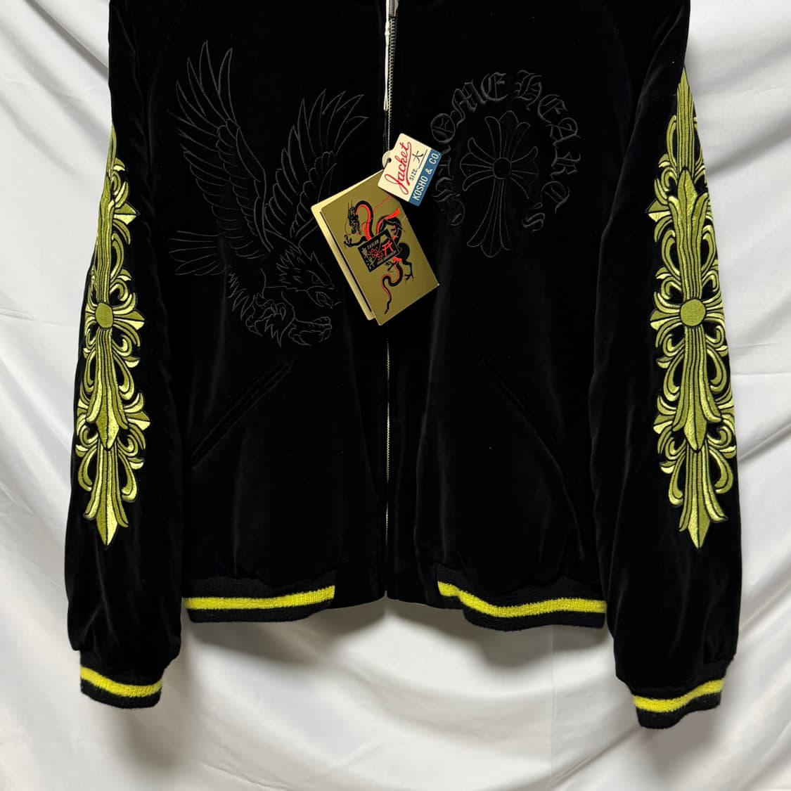 1450판매/새상품 크롬하츠 리버서블 매티보이 스카쟌 봄버 집업 상품이미지3