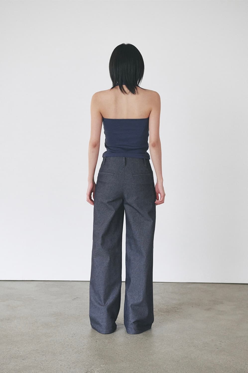 오데스 데님 SEMI WIDE DENIM TROUSERS 상품이미지4