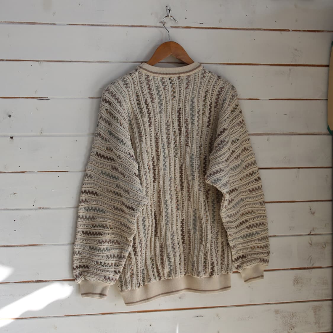 (착용컷) TUNDRA 케이블 니트 (남성용 103) 상품이미지2