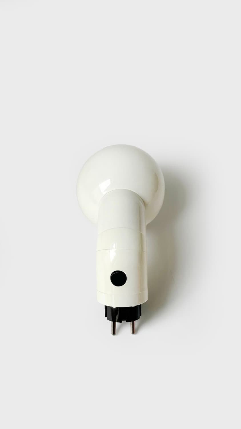 Vintage space age plug lamp─white 상품이미지3