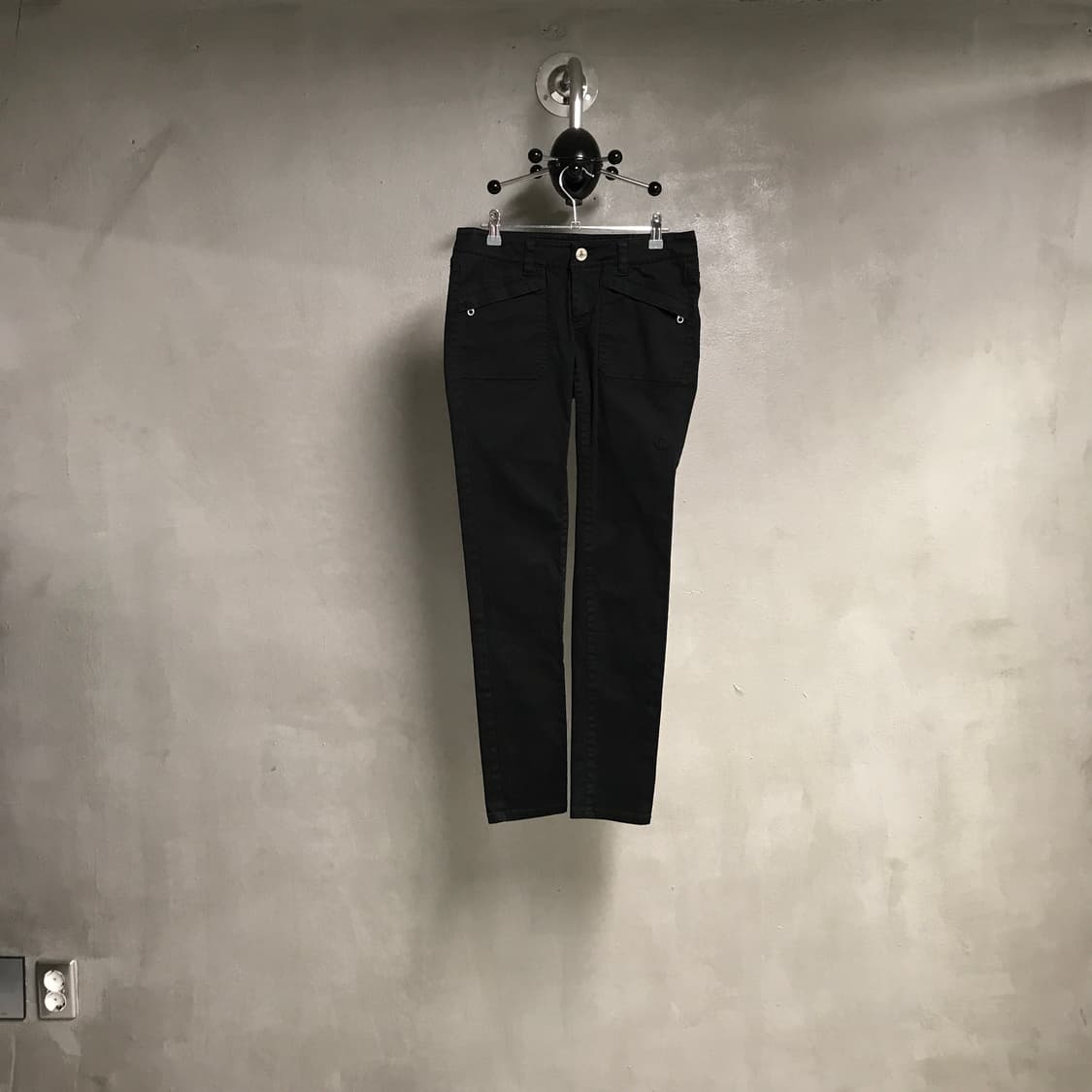 비비안웨스트우드 코튼 팬츠 블랙 40 상품이미지1