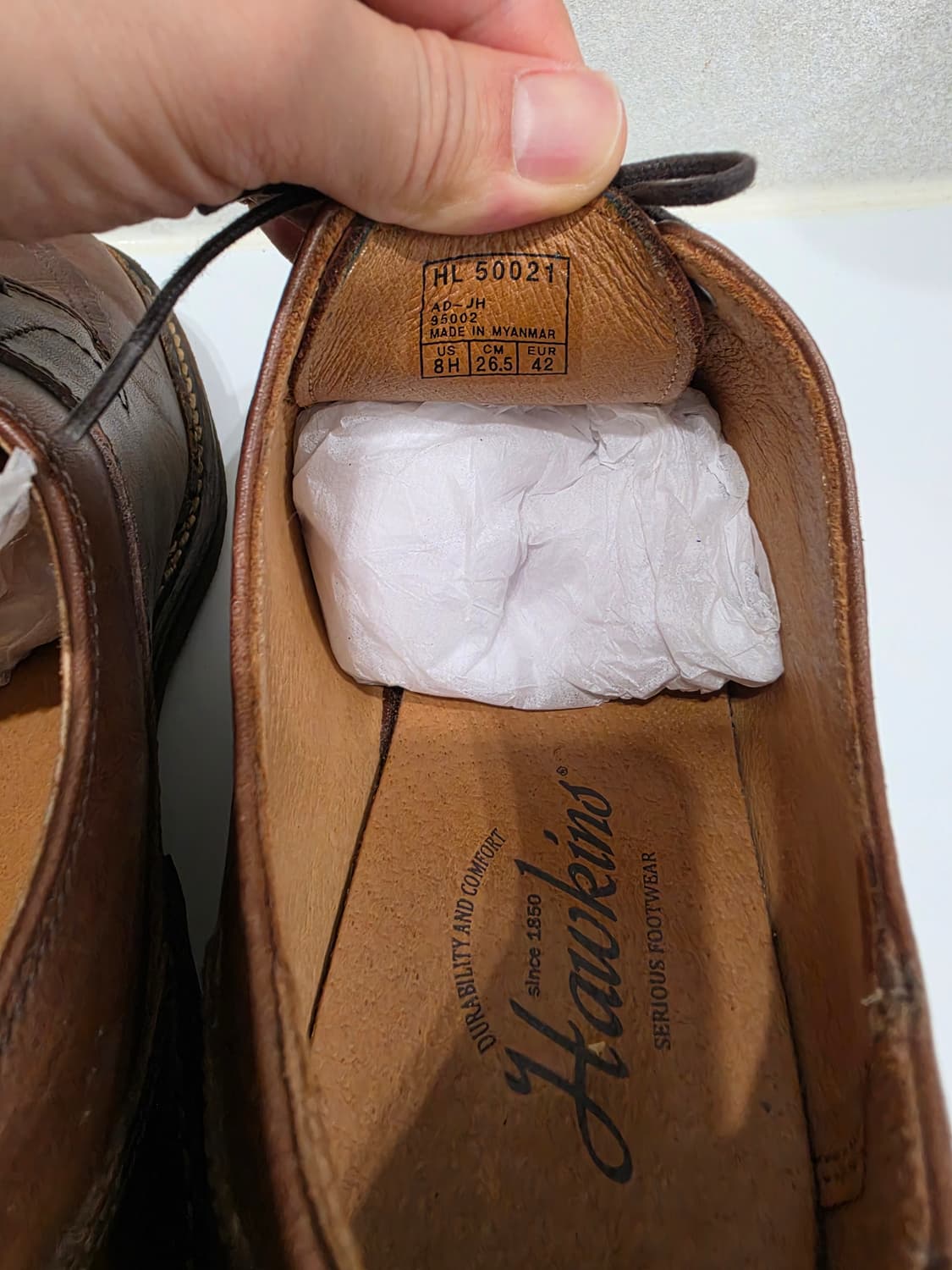 호킨스 폰타니 더비슈즈/265 상품이미지6