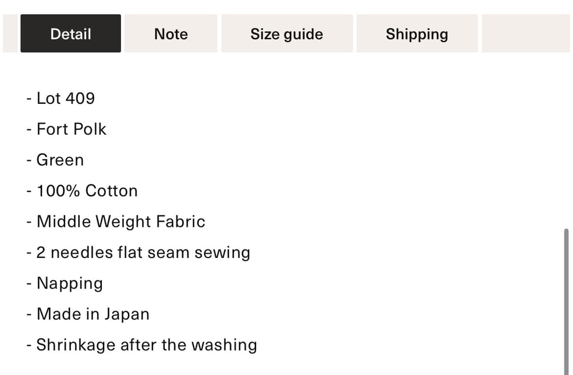 웨어하우스 Fort Polk 상품이미지3