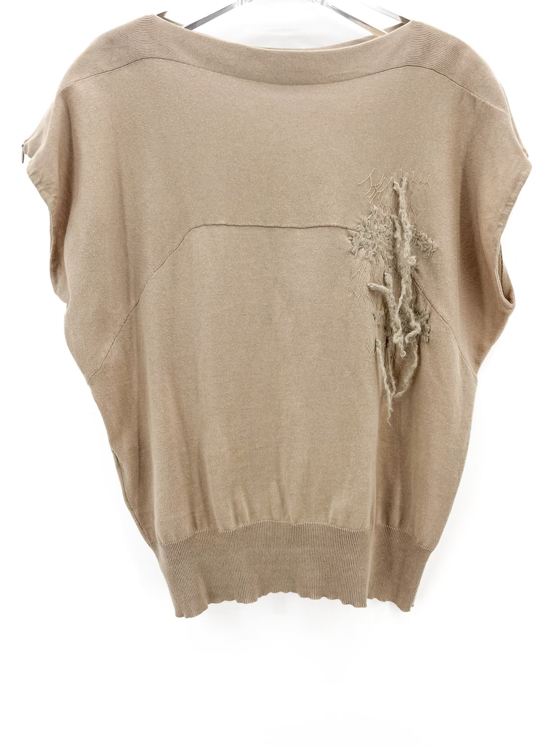 빈티지 자수 슬릿 숄더 코튼 슬리브 상품이미지5