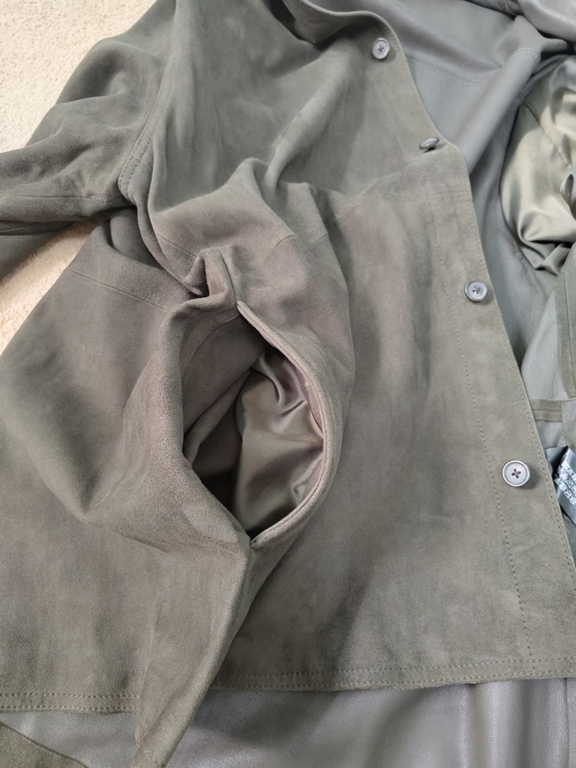 자라 스웨이드 오버셔츠 / XL 상품이미지6