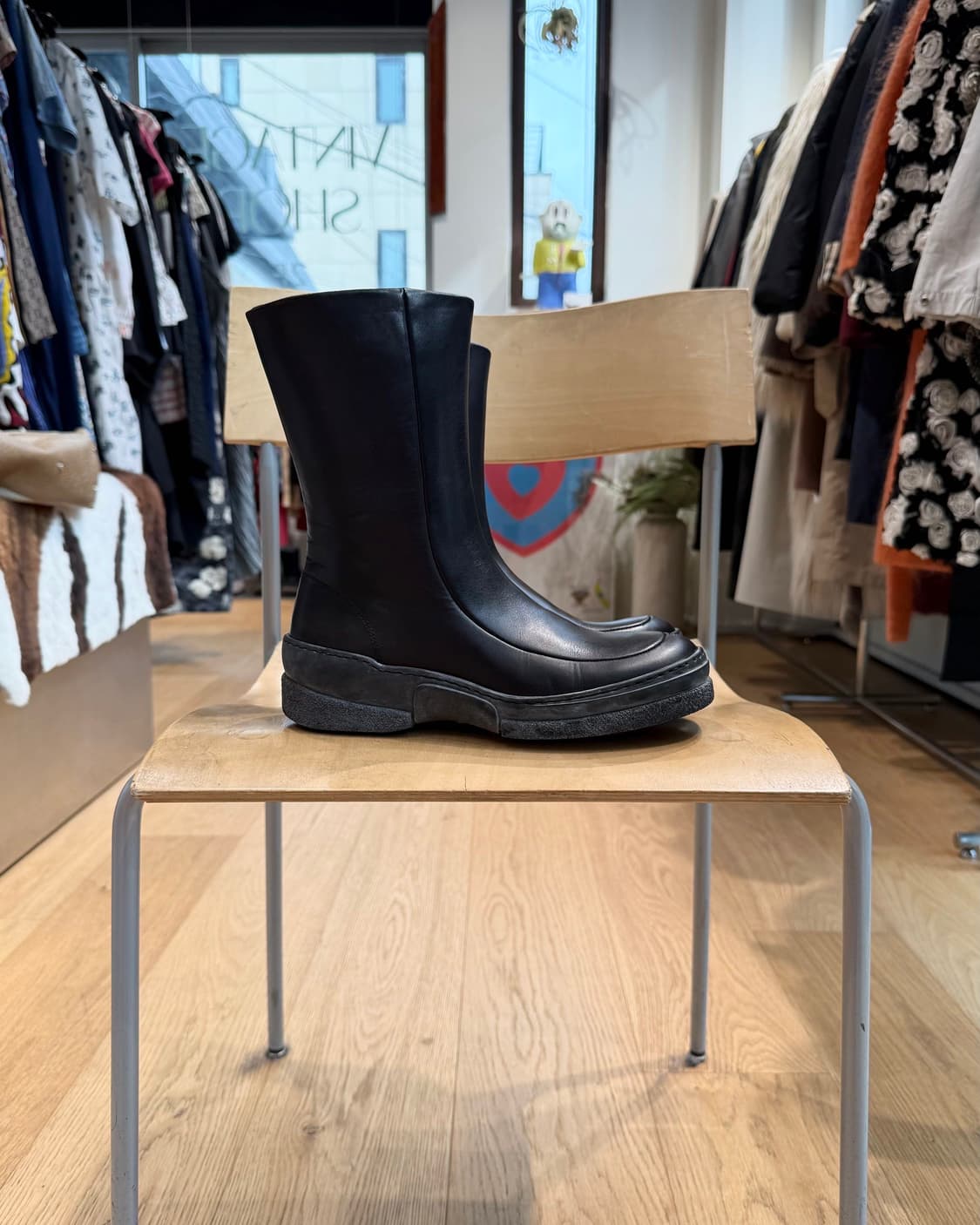 구찌 블랙 레더 부츠  상품이미지5