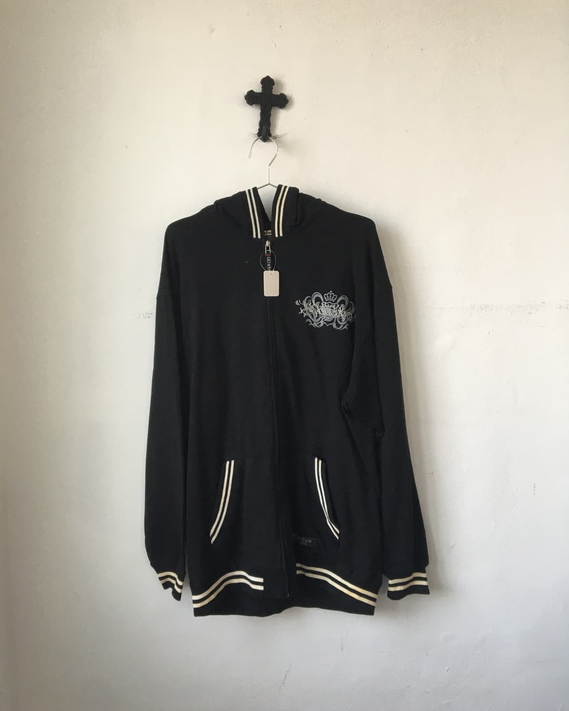 Lettering point hood zip up 상품이미지2