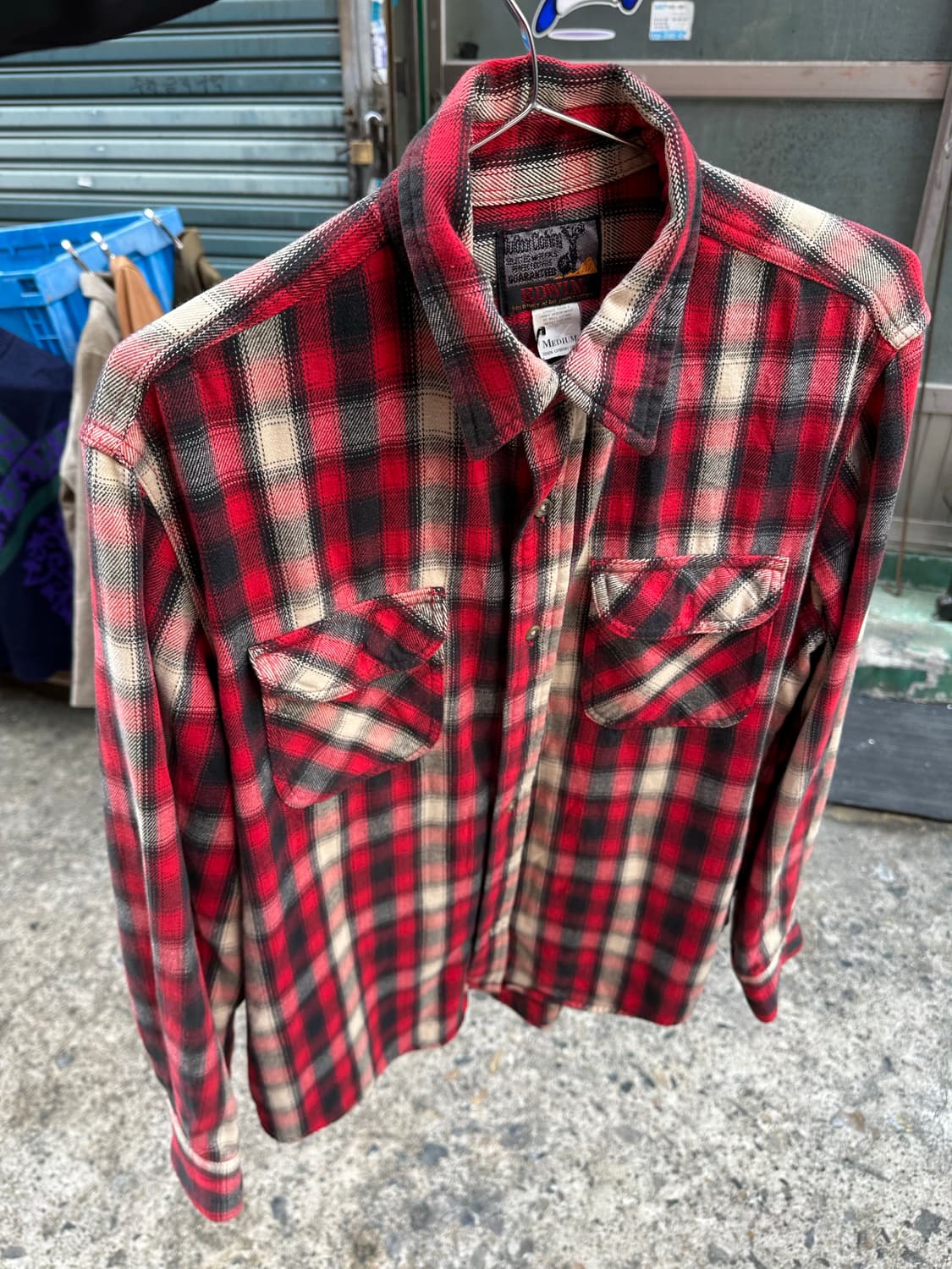 80-90’s EDWIN heavy cotton SH 상품이미지6