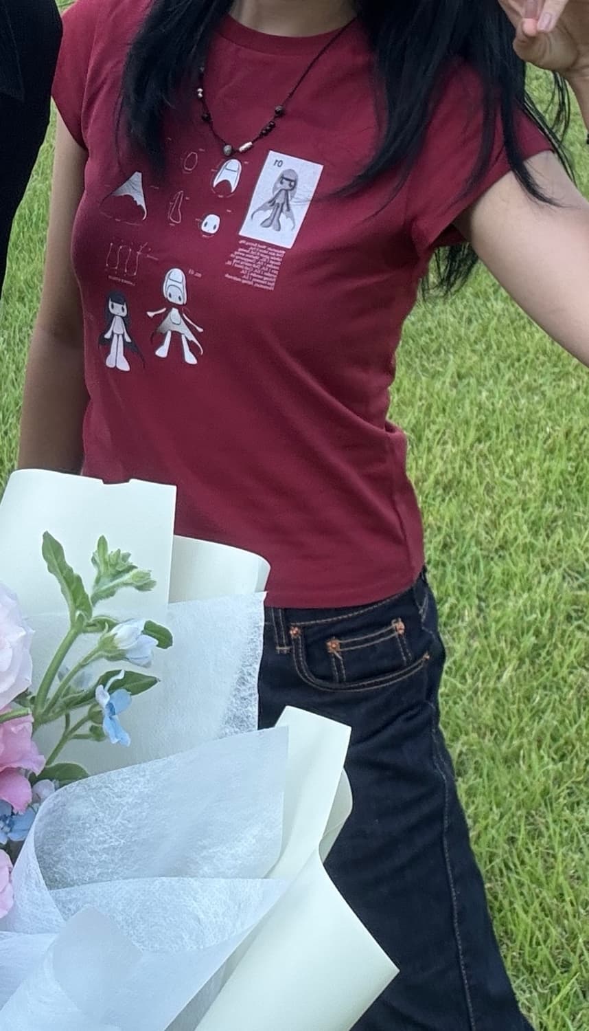 [코이세이오] LEGNA T-SHIRT RED 상품이미지1