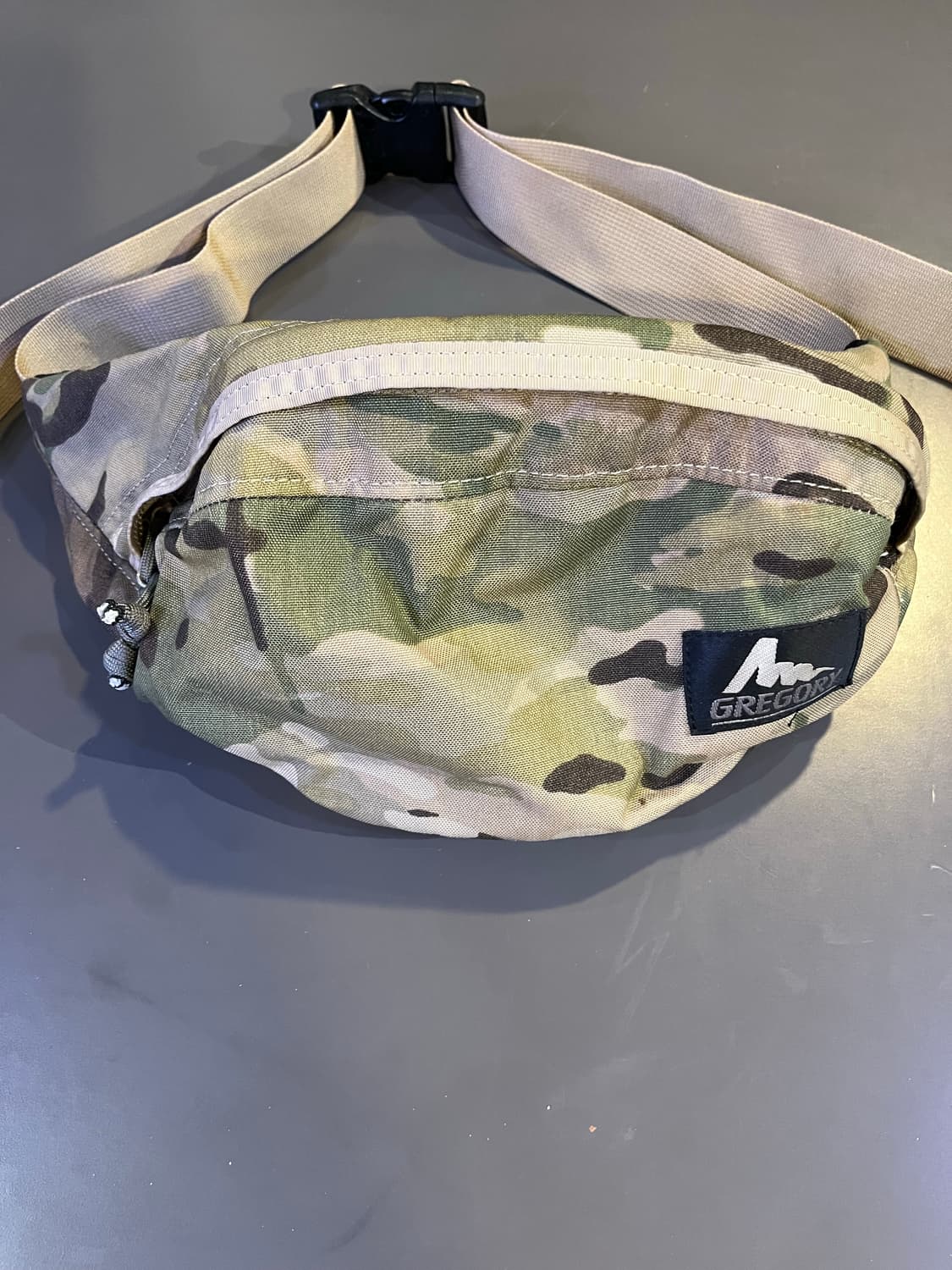 그레고리 구형로고 멀티캠 웨이스트백 상품이미지1