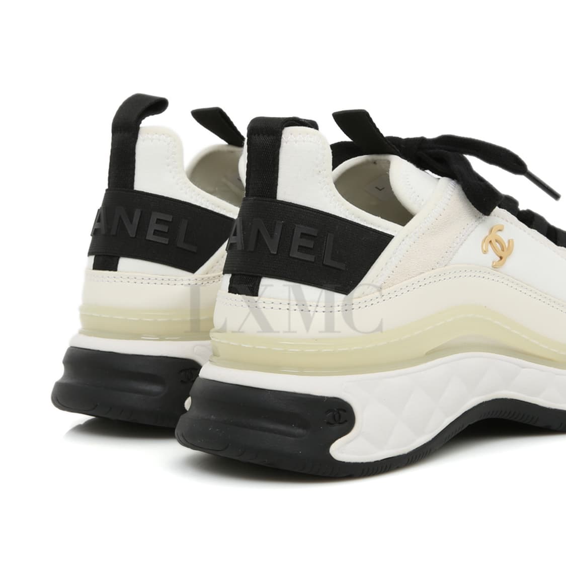 샤넬 믹스드파이버 스니커즈 화이트 운동화 G35617 38.5 상품이미지5