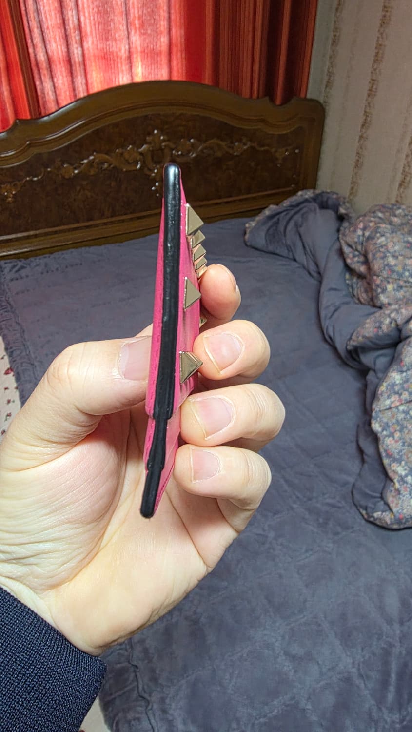 (정품) 발렌티노 가라바니 락스터드 카드지갑/개인/팝니다. 상품이미지7