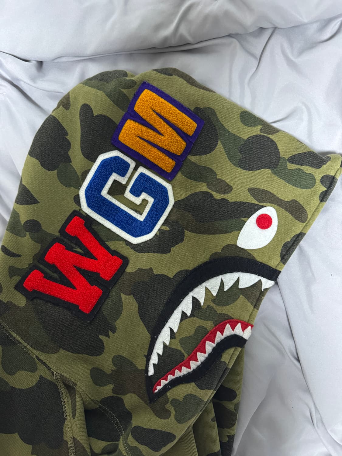 [XL] 베이프 샤크후드 녹계 상품이미지2