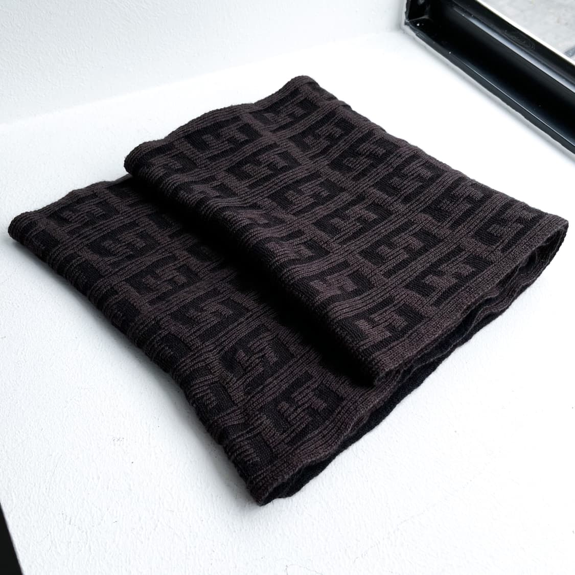 펜디 오리지널 FF로고 주키노 모노그램 울 머플러 상품이미지5