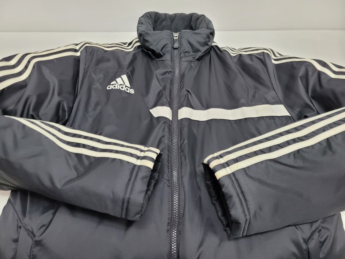 adidas 아디다스 삼선 에센셜 벤치 롱 패딩 / 남 M 블랙
 상품이미지4