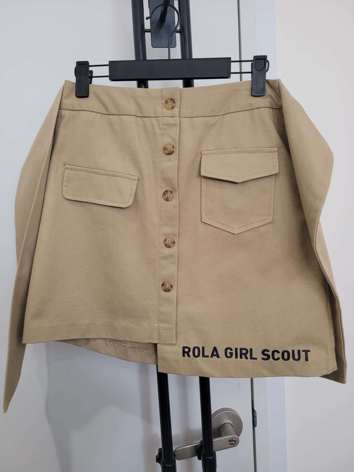 로라로라 리본 테이프 언발 미니 스커트 S사이즈 택달린새제품 상품이미지3