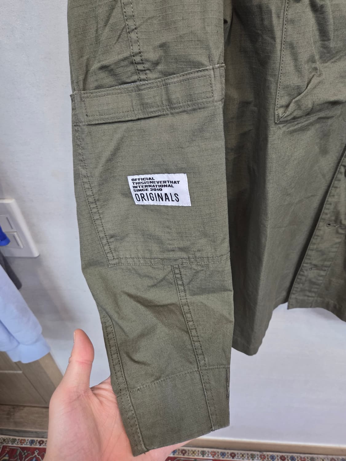 디스이즈네버댓 립스타 멀티포켓 필드 셔츠자켓 m 상품이미지4