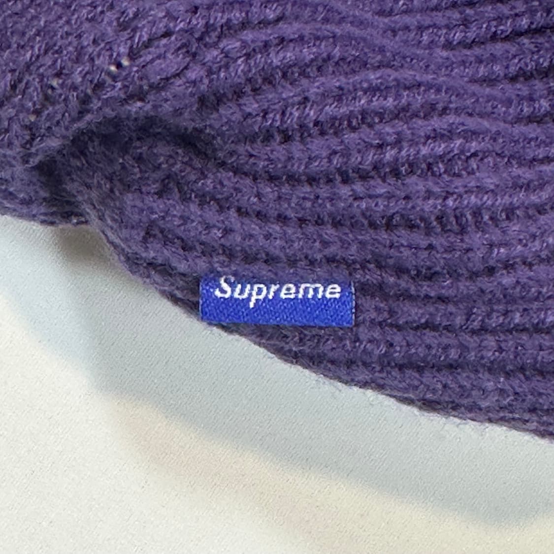 나이키x슈프림 스우시 니트 퍼플 데드스탁 상품이미지3