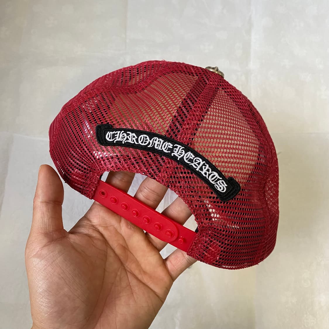 [Free] 크롬하츠 매티 보이 섹스 레코드 로고 트러커햇 레드 화이트 상품이미지4