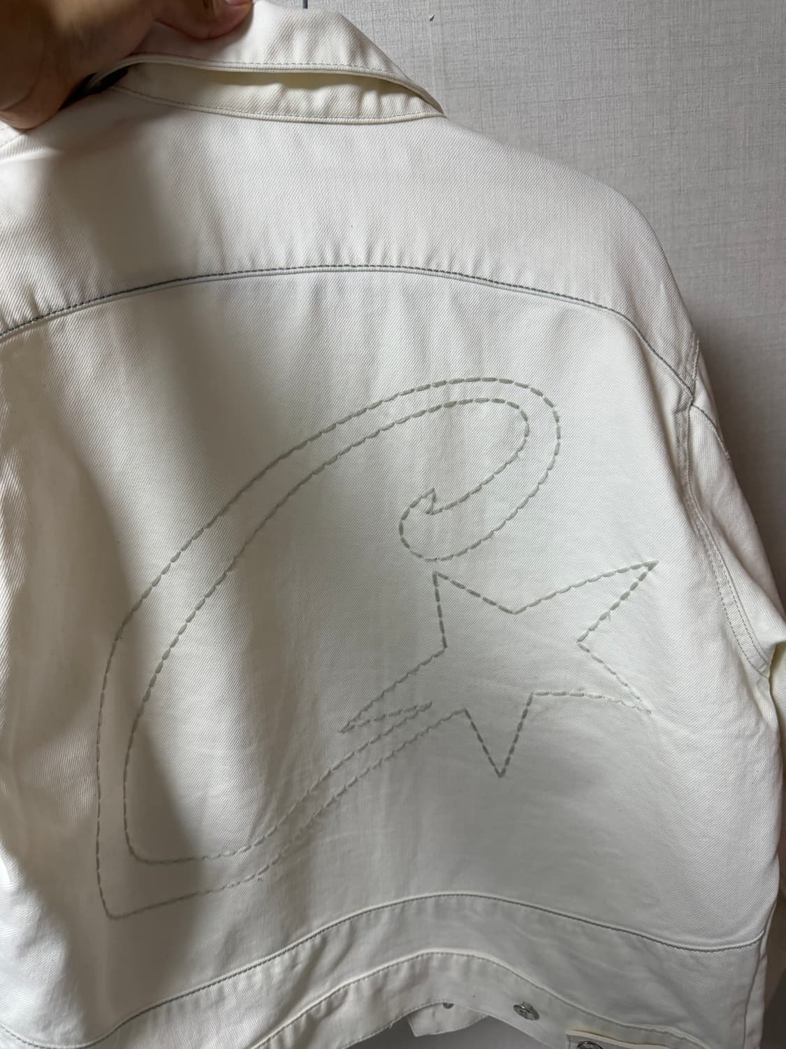 S) 코르테이즈 C 스타 데님 트러커 자켓 내츄럴 상품이미지6