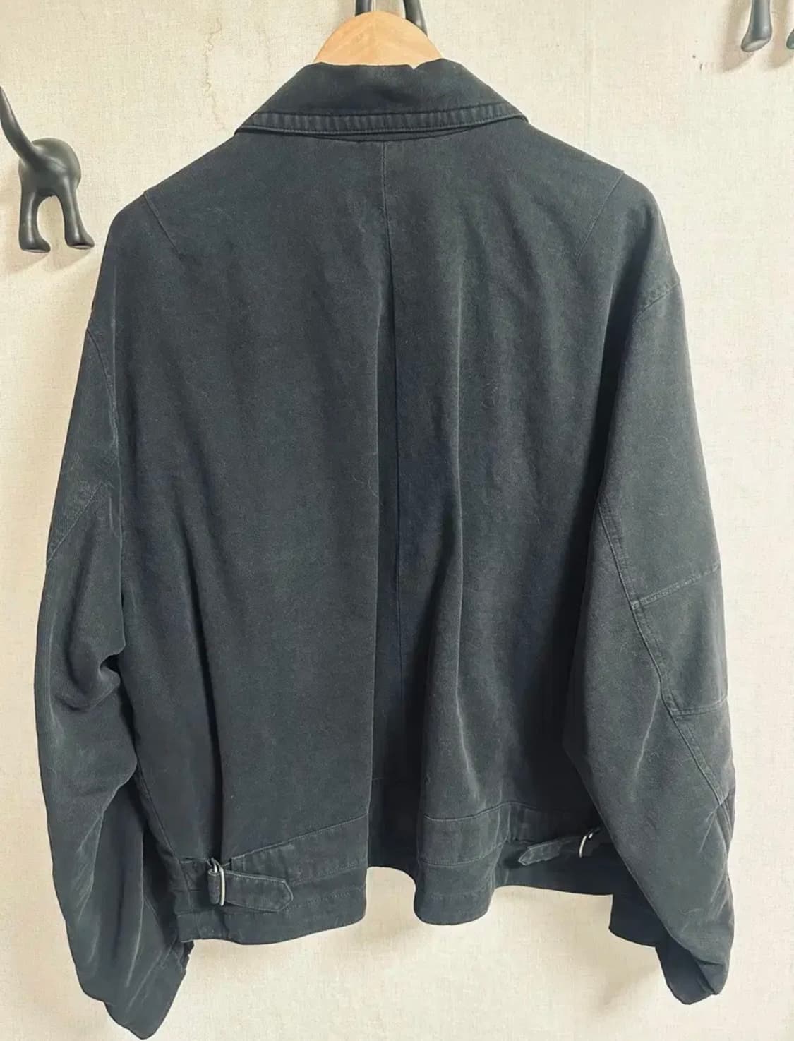 [3] 폴리테루 H.V.C 라이더 자켓 블랙 상품이미지4