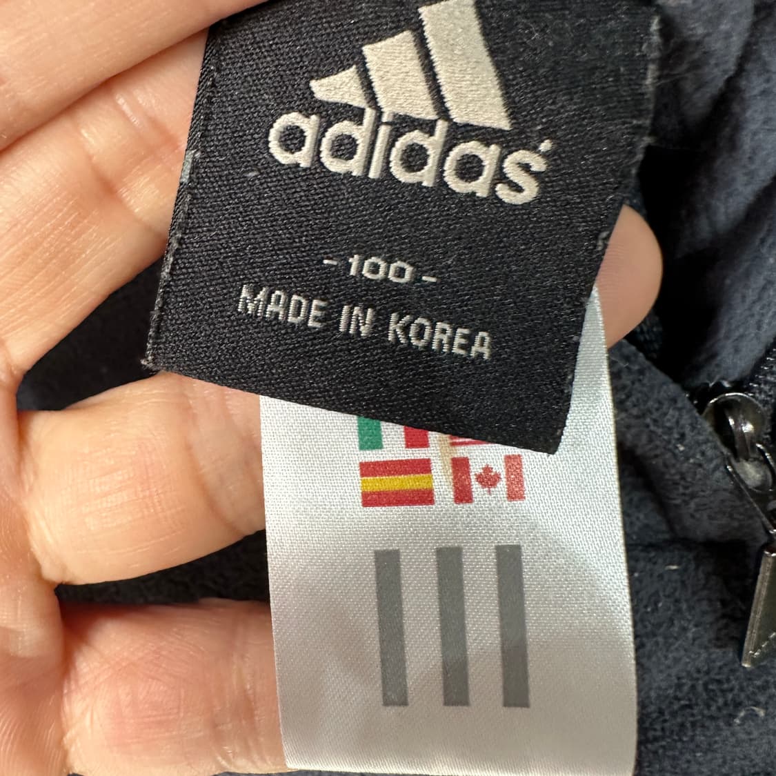 아디다스 리버시블 양면 점퍼 100-105 상품이미지5