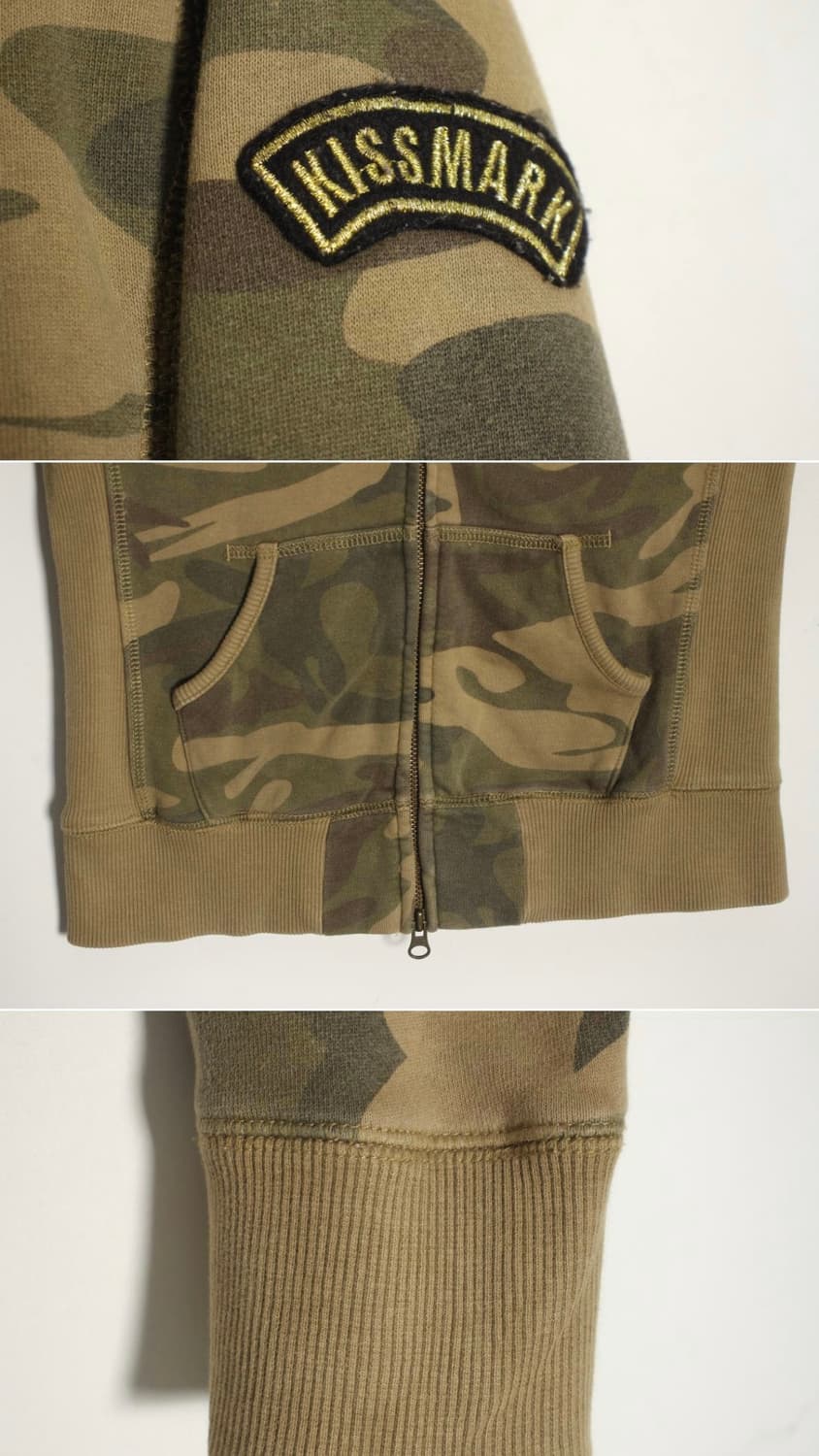 KISSMARK camo hood zipup 상품이미지4