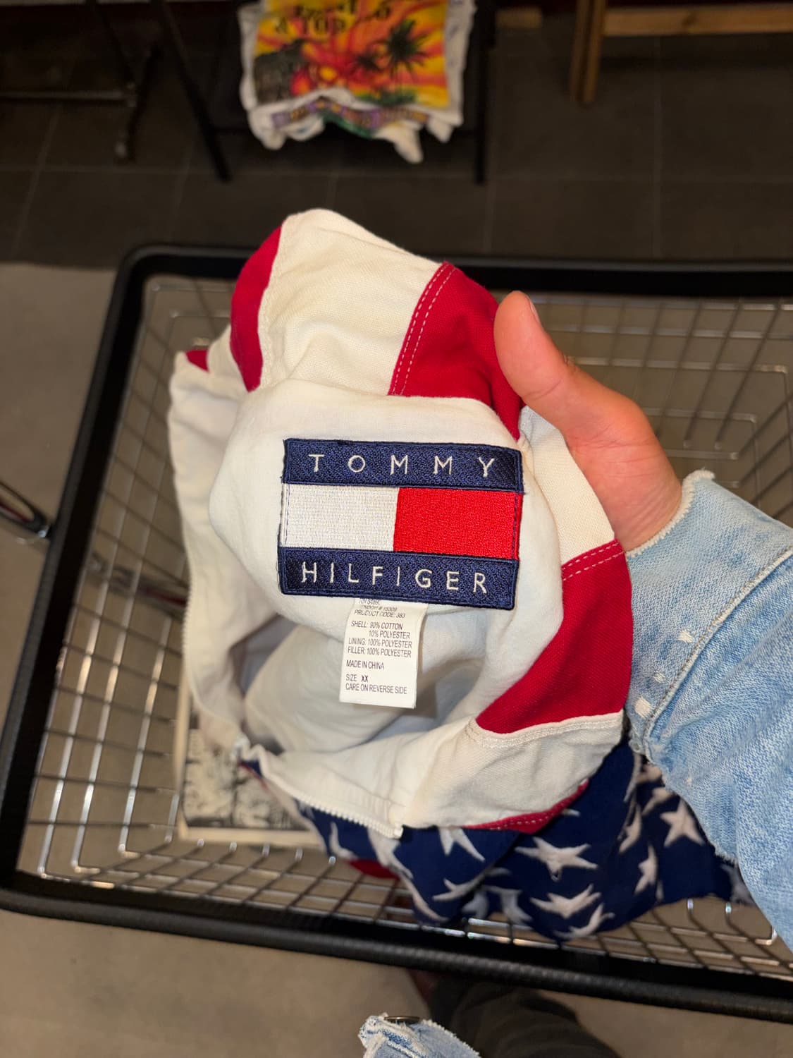 90’s Tommy Hilfiger Archive USA flag 상품이미지10