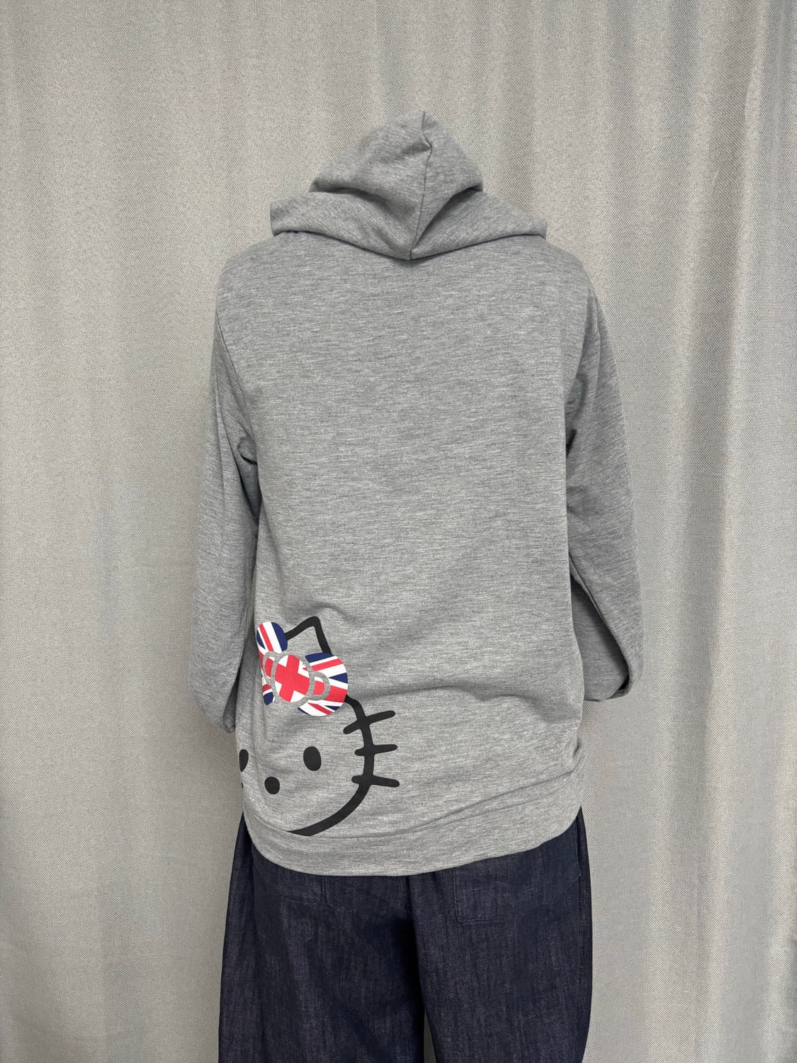 헬로키티 런던 리본 베이직 후드집업 상품이미지10