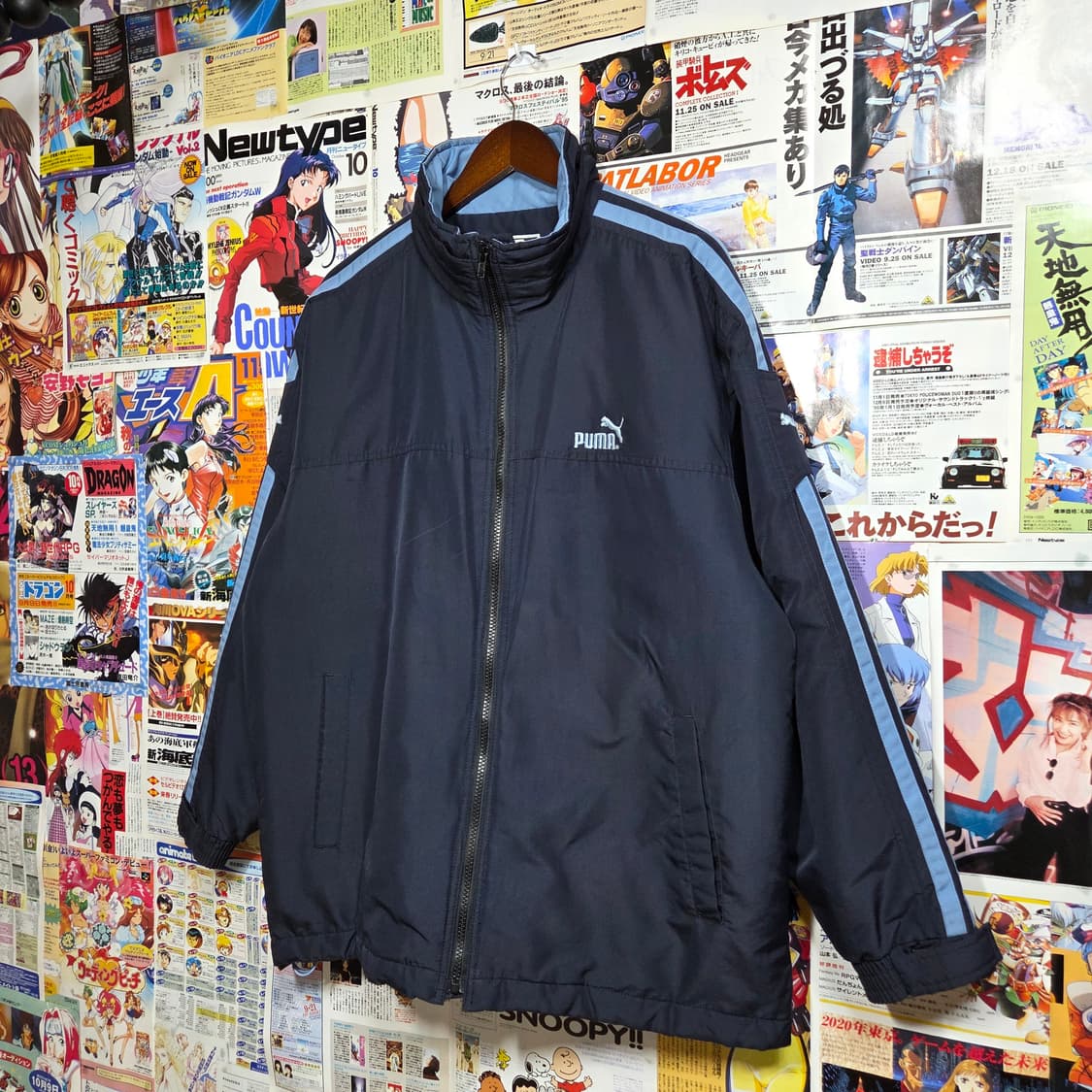 00S 푸마 올드스쿨 누빔 바람막이 점퍼 상품이미지2