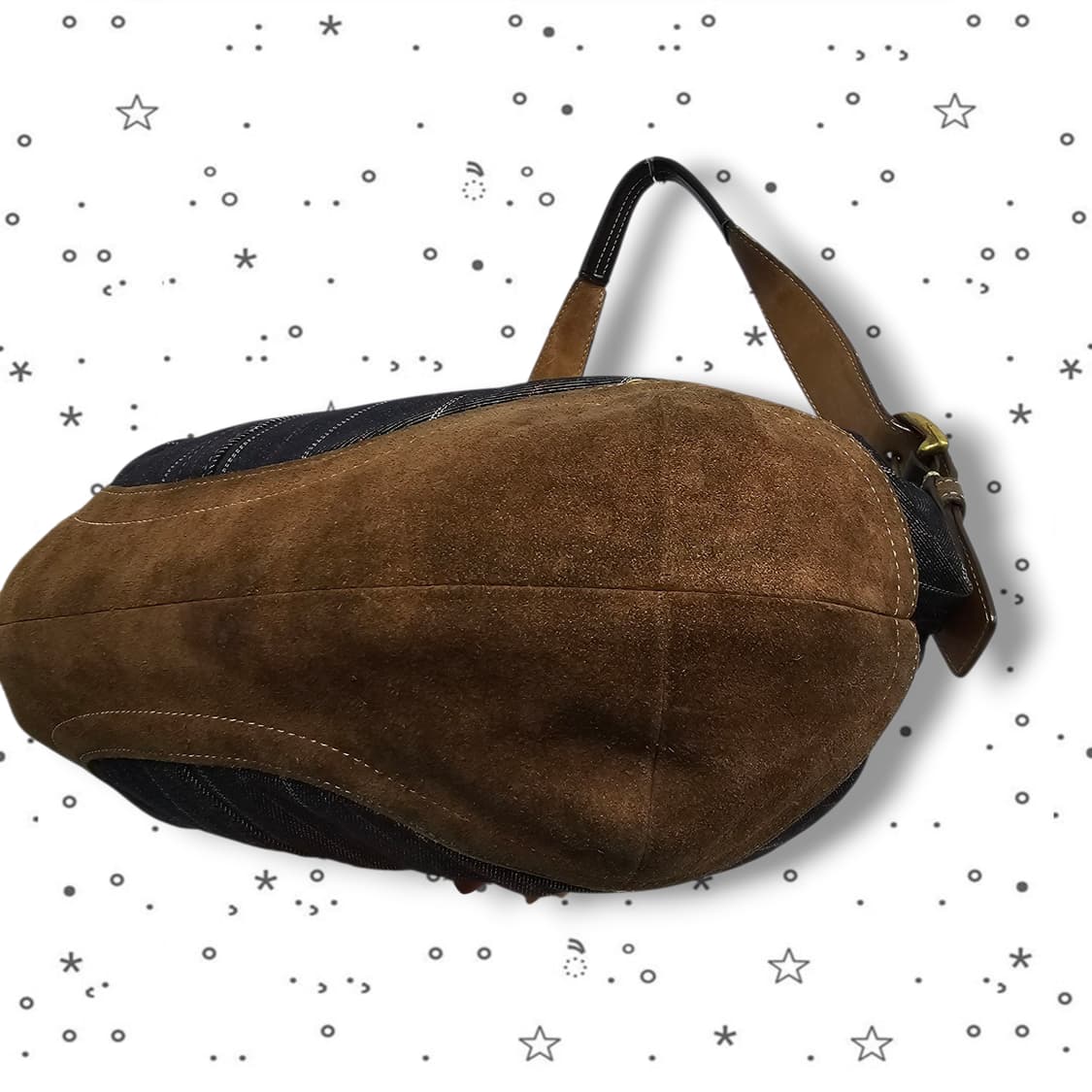 Coach 코치 데님 스웨이드 숄더백 상품이미지6