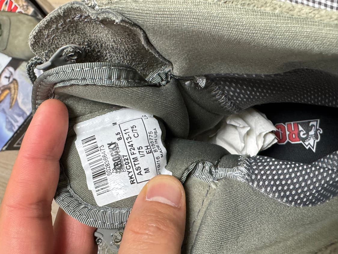 록키 S2V 미 공군 전투화 / 미사용 신품 / 8.5R 상품이미지2