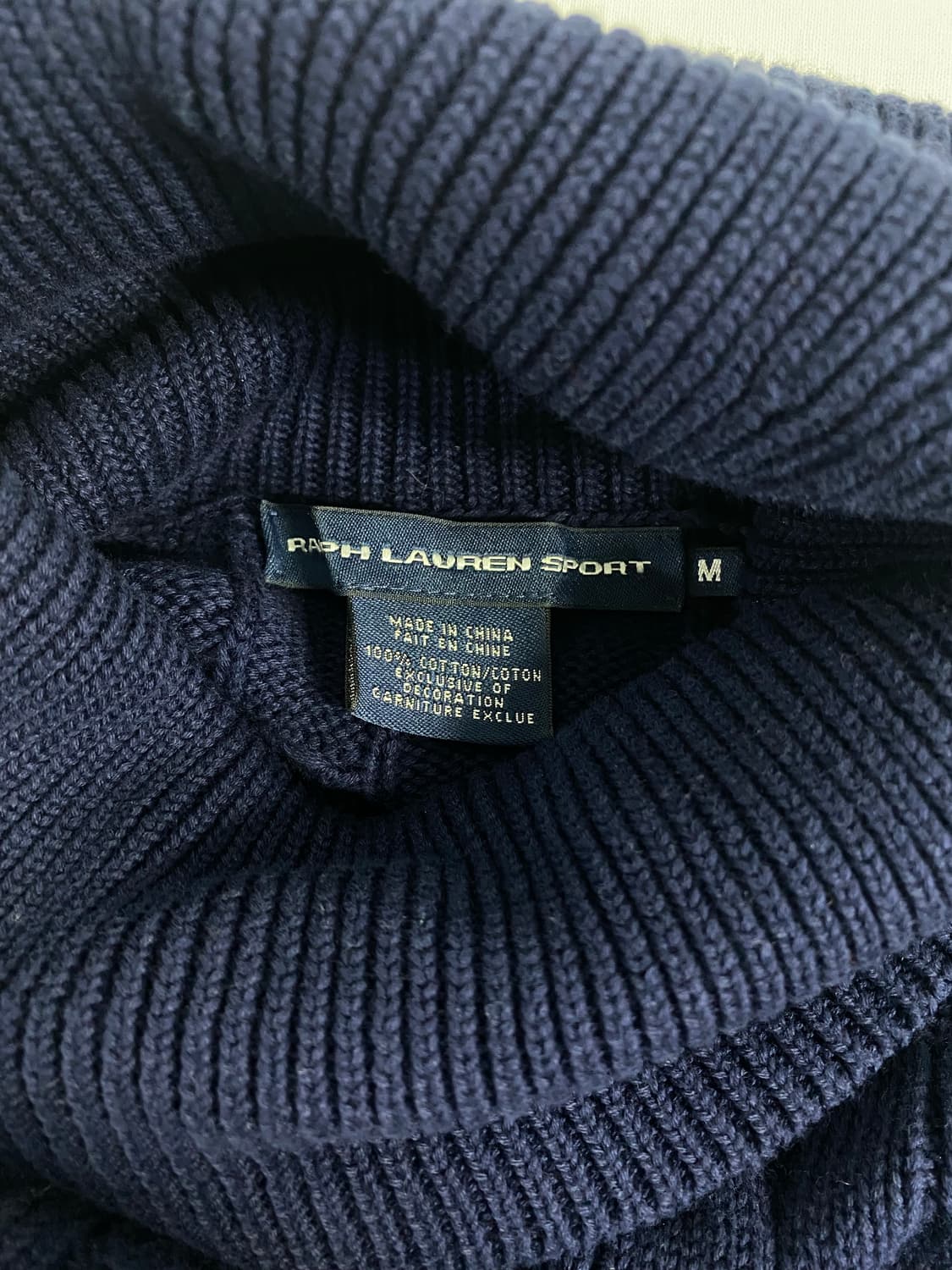 폴로 랄프로렌 꽈배기 니트 터틀넥 원피스 M <617> 상품이미지4