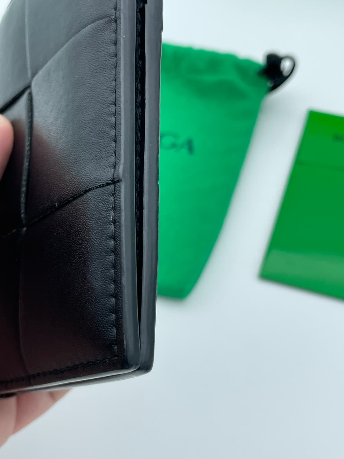 [ 정품 / 풀구성 ] 보테가베네타 맥시 오거나이저 블랙  상품이미지6